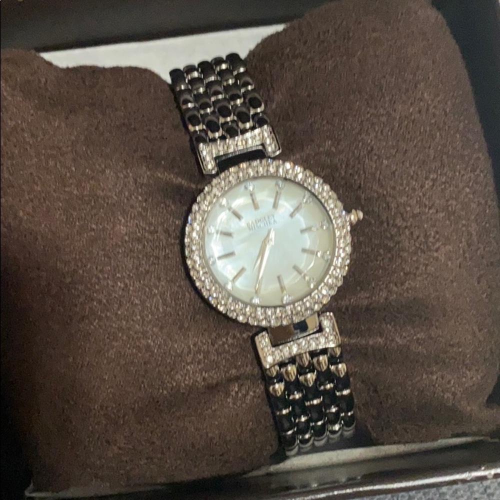 Badgley Mischka Silver Tone Watch